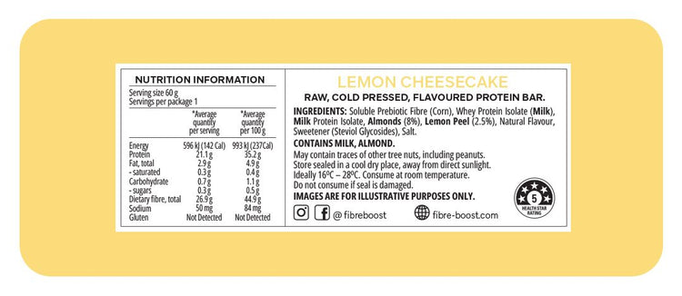 Fibre Boost Cold Pressed Protein Bars 12pk