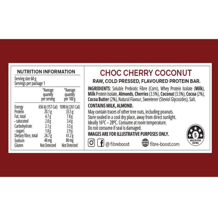 Fibre Boost Cold Pressed Protein Bars 12pk