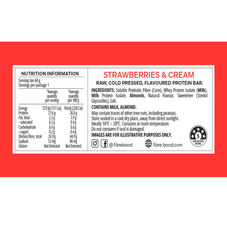 Fibre Boost Cold Pressed Protein Bars 12pk