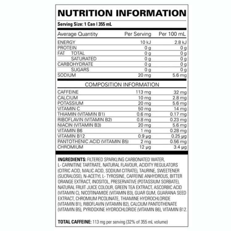 OxyShred Ultra Energy Drink RTD (12-Pack)
